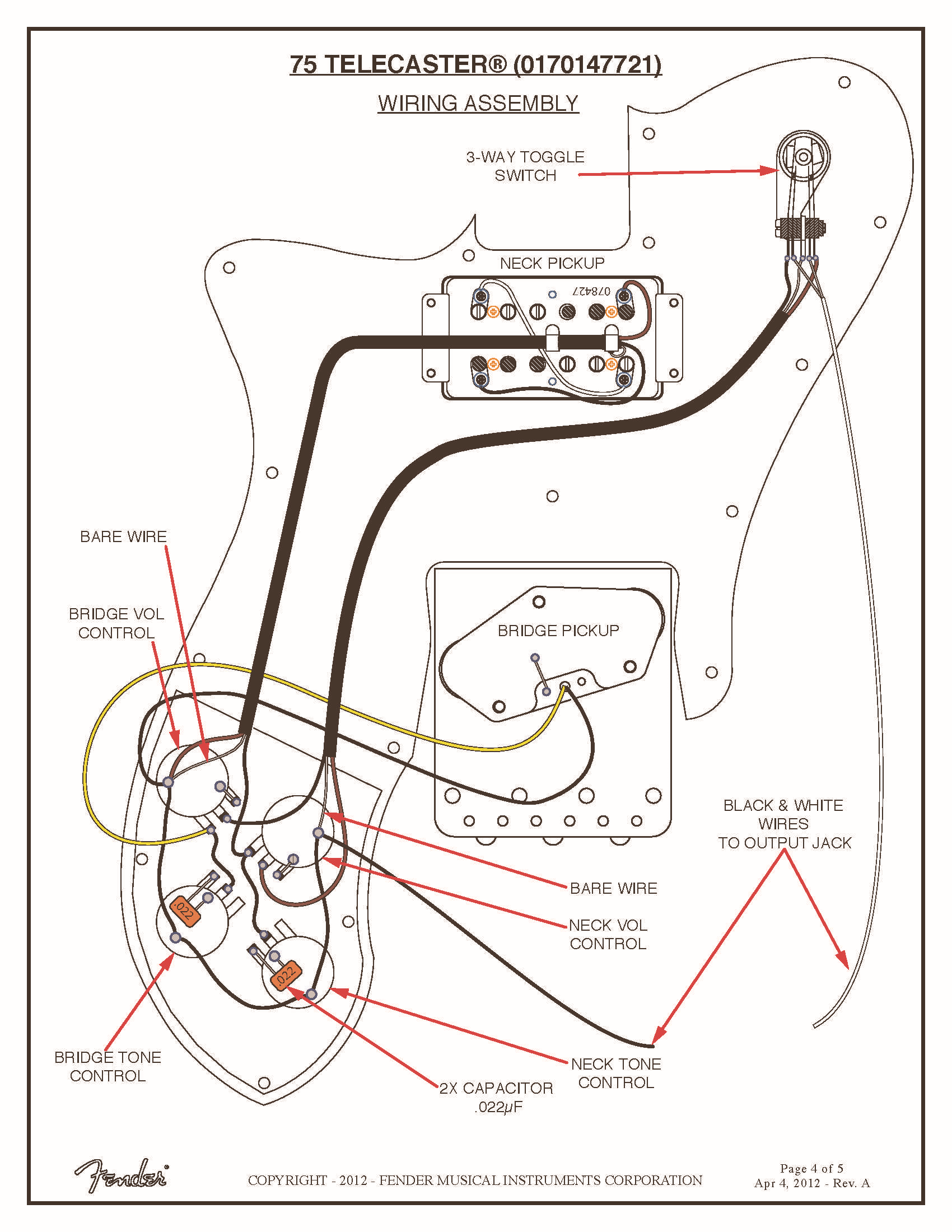 '75 Telecaster · Customer Self-Service