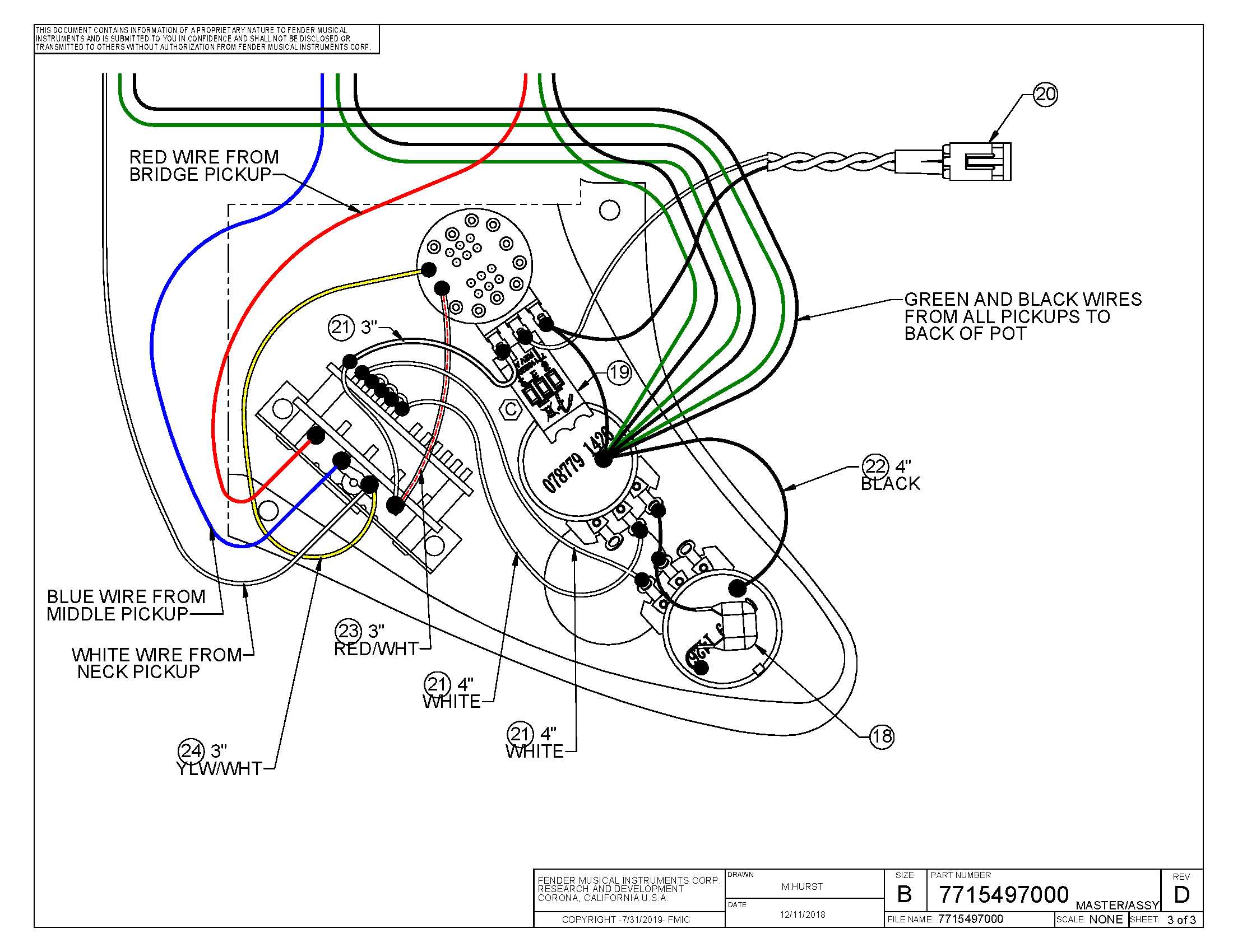 American Ultra Stratocaster SSS Wiring Diagram · Customer Self-Service